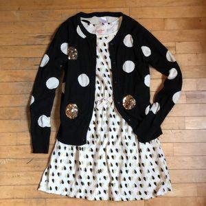 Girls Dress and Matching Cardigan